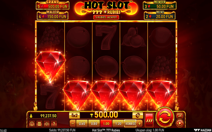 Hot Slot 777 Rubies-džekpot-grand džekpot-wazdan-online casino bonus