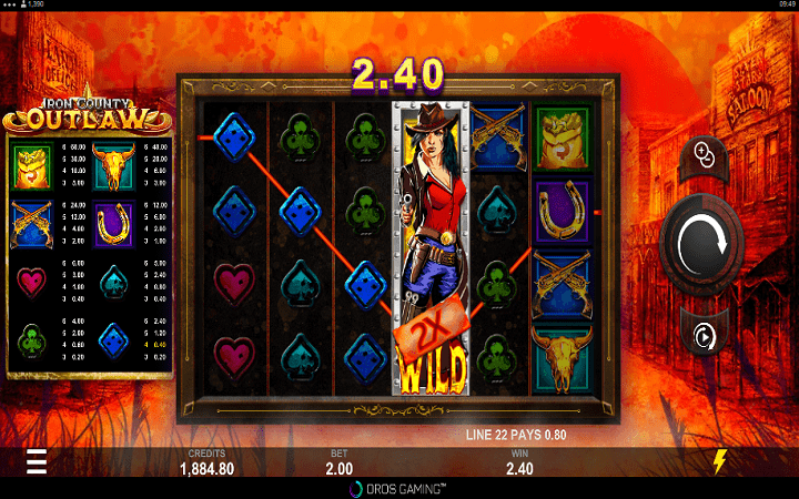 Iron County Outlaw-online casino bonus-šest kolona-games global-džker množilac