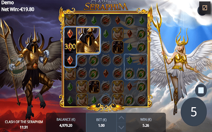 Clash of the Seraphim-džoker tame-online casino bonus-blue guru