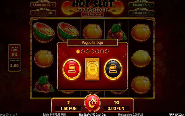Hot Slot 777 Cash Out-bonus kockanja-wazdan-online casino bonus