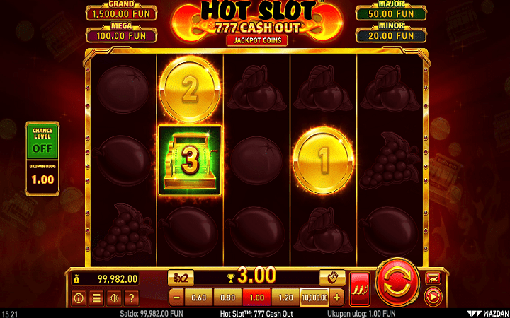 Hot Slot 777 Cash Out-cash out-online casino bonus-wazdan