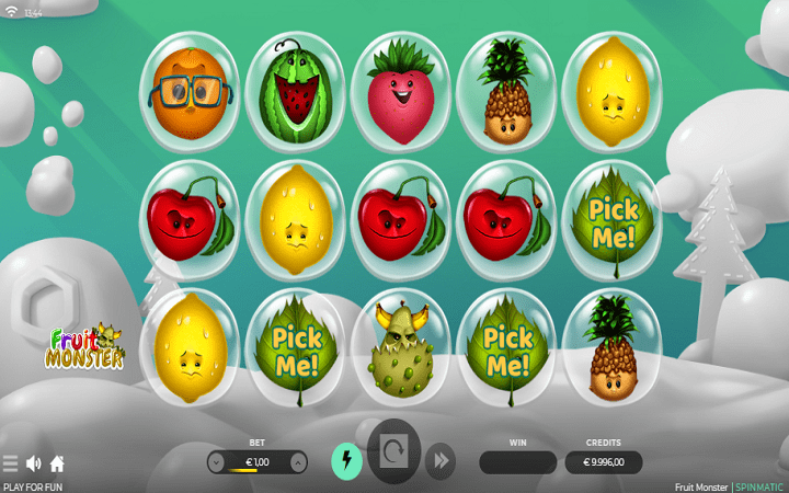 Fruit Monster-pick me bonus-online casino bonus-SpinMatic