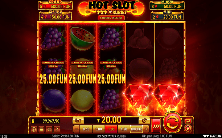 Hot Slot 777 Rubies-scatter-online casino bonus-wazdan