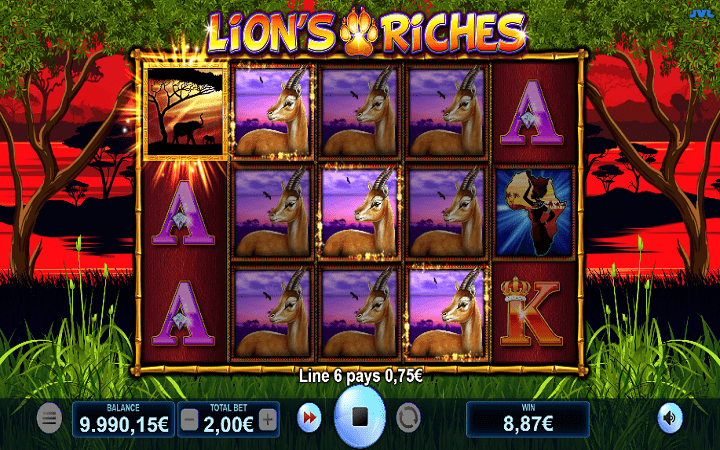 Lions Riches-džoker-spearhead-online casino bonus