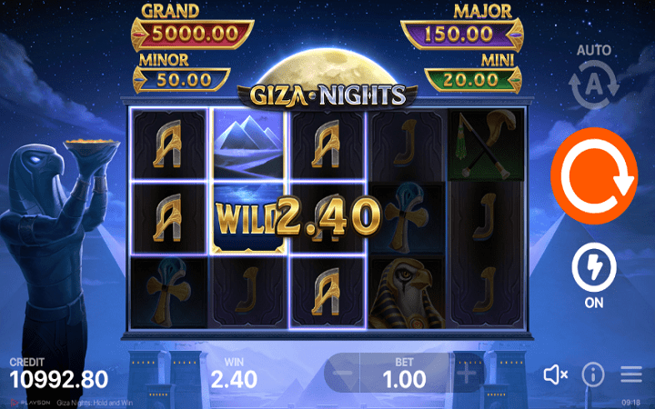 Giza Nights Hold and Win-džoker-online casino bonus-playson