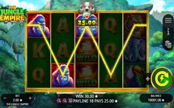 The Jungle Empire-random bonus reel-džungla-online casino bonus-booming games