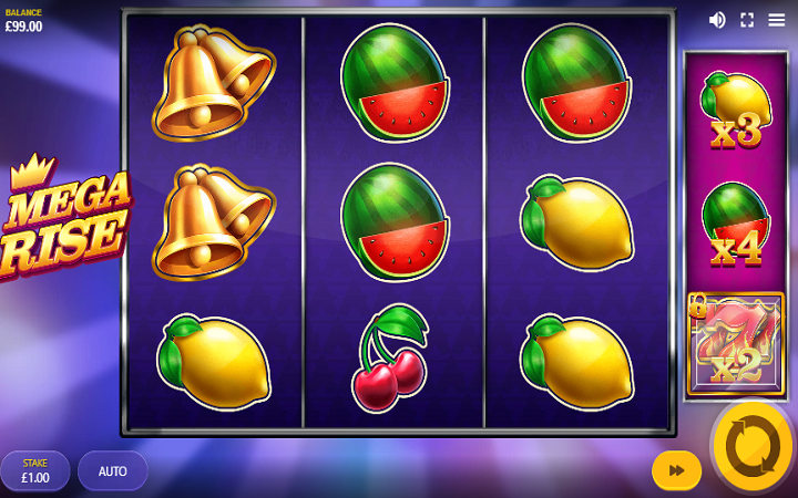 Mega Rise-bonus-zaključan simbol-online casino bonus-red tiger