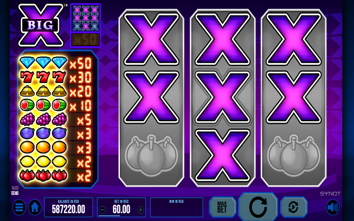 Big X-respin bonus-online casino bonus-synot
