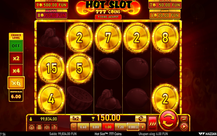 Hot Slot 777 Coins-džekpot-online casino bonus-wazdan