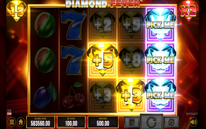 Diamond Fever-pick me bonus-online casino bonus-synot