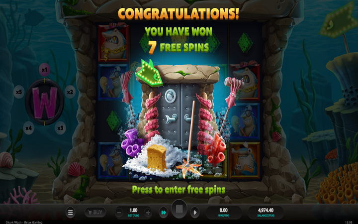 Shark Wash-aktivacija besplatnih spinova-online casino bonus-relax gaming