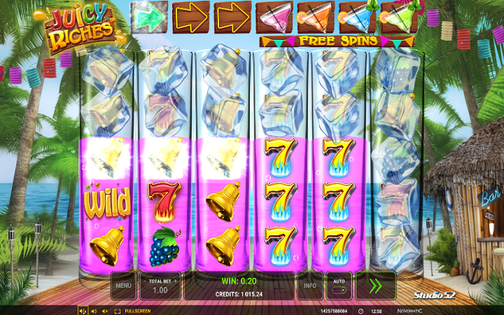 Juicy Riches-džoker-novomatic-online casino bonus