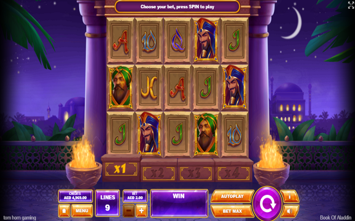Book of Aladdin-online casino bonus-tom horn