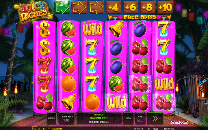 Juicy Riches-besplatni spinovi-novomatic-online casino bonus
