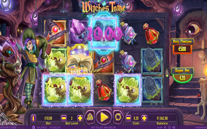 Witches Tome-džoker-habanero-online casino bonus