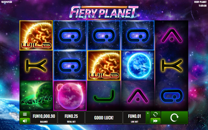 Fiery Planet-džoker-platipus-online casino bonus