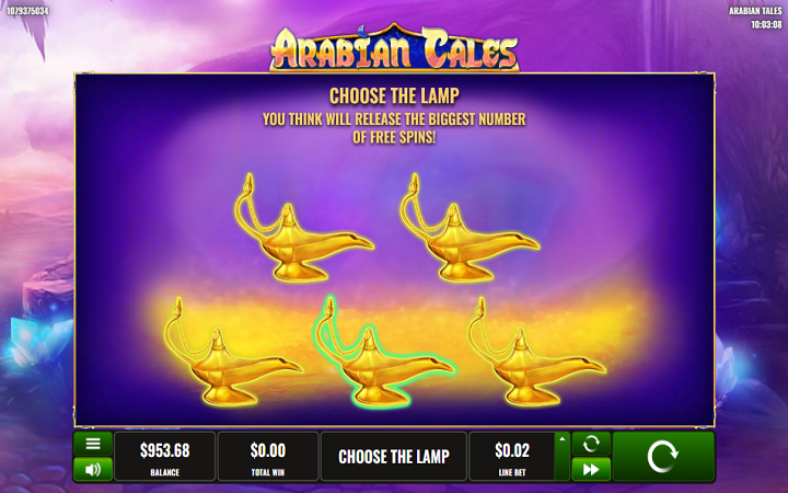 Arabian Tales-lampa-besplatni spinovi-online casino bonus-platipus