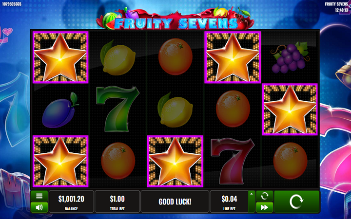 Fruity Sevens-scatter-platipus-online casino bonus