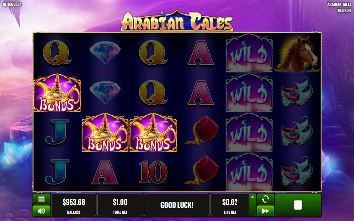 Arabian Tales-scatter-online casino bonus-platipus