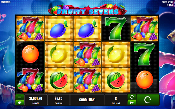 Fruity Sevens-besplatni spinovi-online casino bonus-platipus