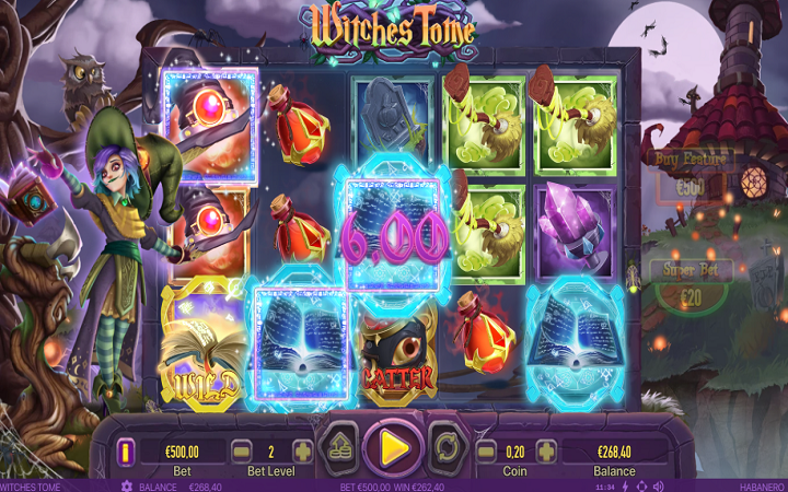 Witches Tome-besplatni spinovi-online casino bonus-habanero