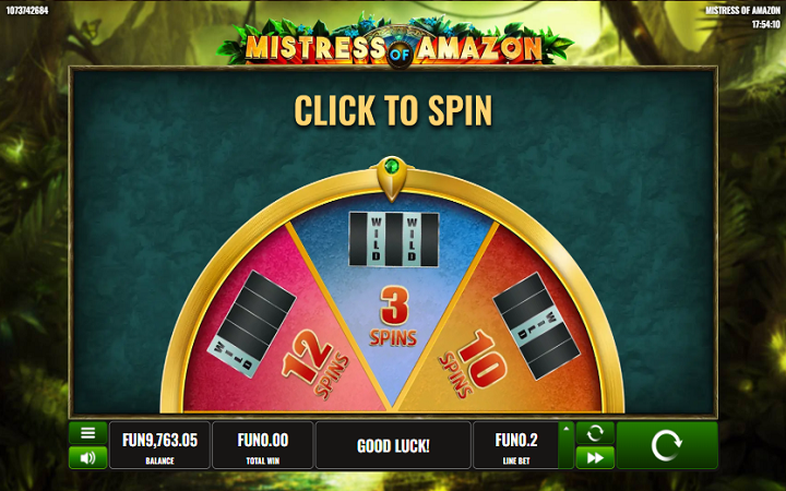 Mistress of Amazon-točak sreće-platipus-online casino bonus