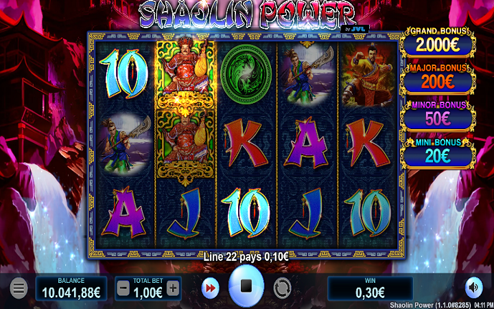 Shaolin Power-džoker-spearhead-online casino bonus