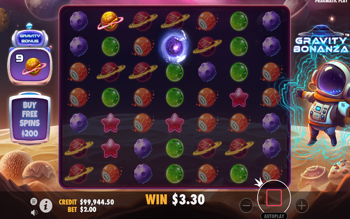 Gravity Bonanza-bonus gravitacije-pragmatic play-online casino bonus