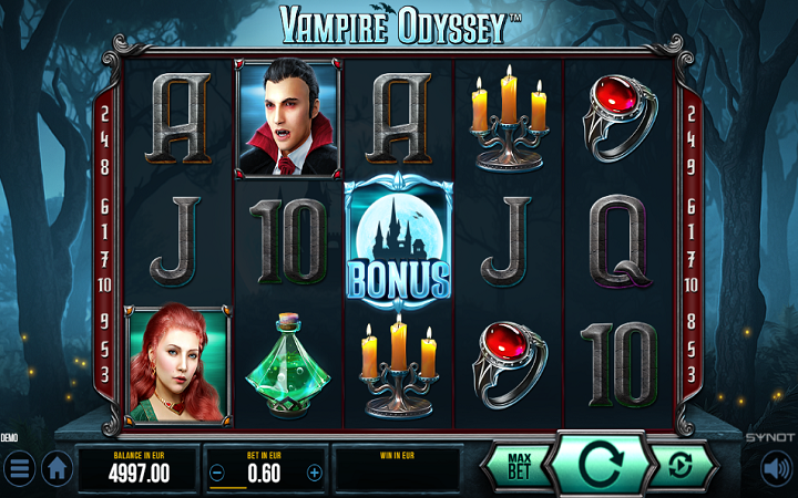 Vampire Odyssey-online casino bonus-synot