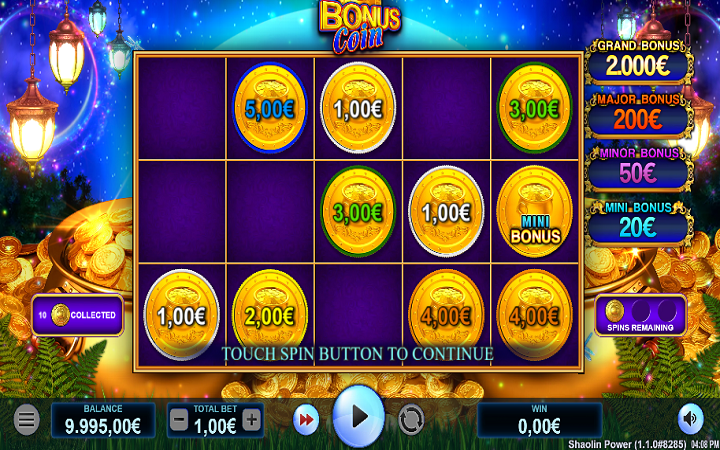 Shaolin Power-respin bonus-spearhead-online casino bonus