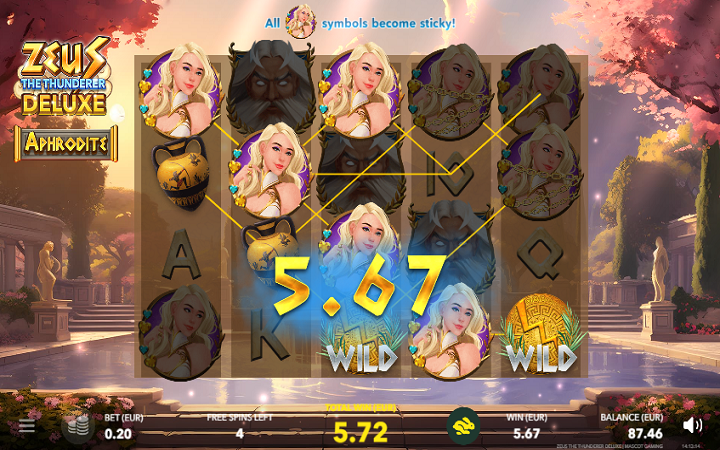 Zeus the thunderer deluxe-afrodita-online casino bonus-mascot