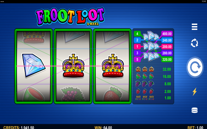 Froot Loot 3 Reel-džoker-online casino bonus-games global