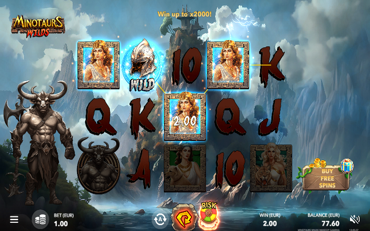 Minotaurs Wilds-džoker-online casino bonus-mascot gaming