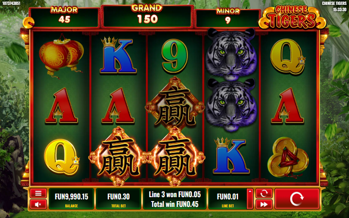 Chinese Tigers-džoker-online casino bonus-platipus