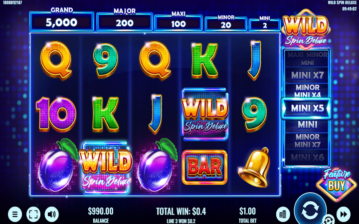 Wild Spin Deluxe-džoker-platipus-online casino bonus