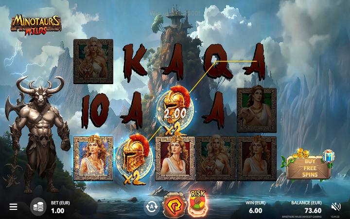 Minotaurs Wilds-zlatni džoker-online casino bonus-mascot gaming