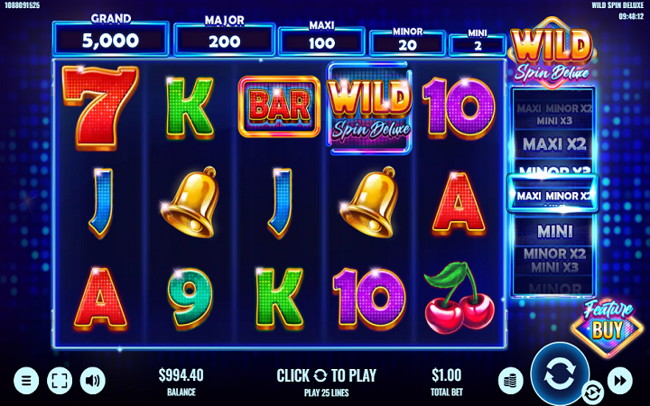 Wild Spin Deluxe-online casino bonus-platipus