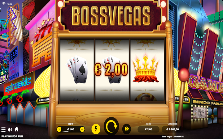 Boss Vegas V2-scatter-online casino bonus-SpinMatic