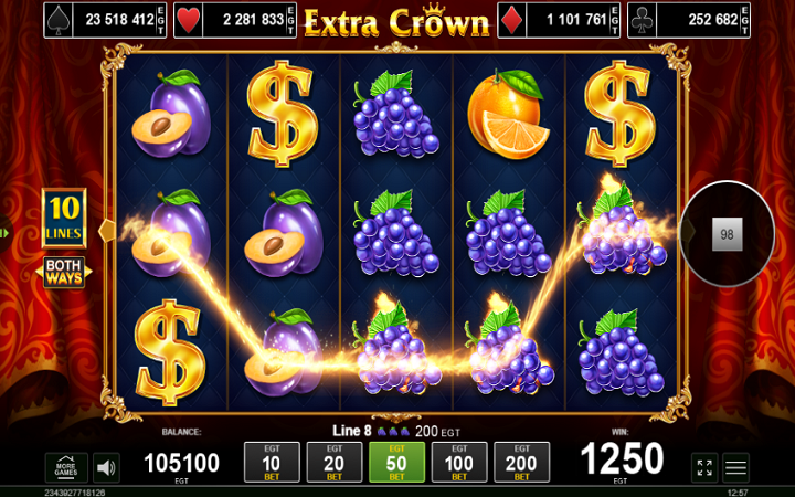 Extra Crown-skejter-online casino bonus-egt