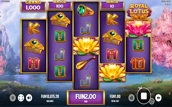 Royal Lotus-scatter-džekpot-online casino bonus-platipus