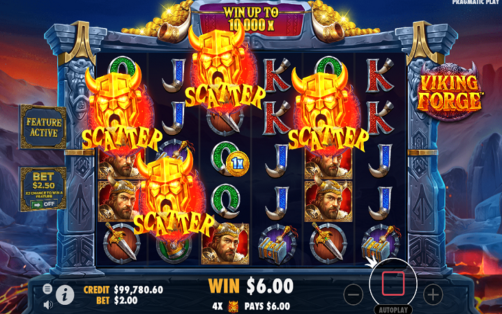 Viking Forge-scatter-online casino bonus-pragmatic play