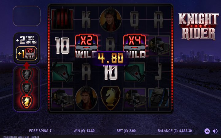 Knight Rider-besplatni spinovi-NetEnt-online casino bonus