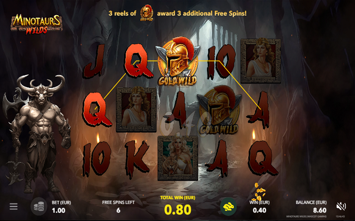 Minotaurs Wilds-besplatni spinovi-mascot-online casino bonus