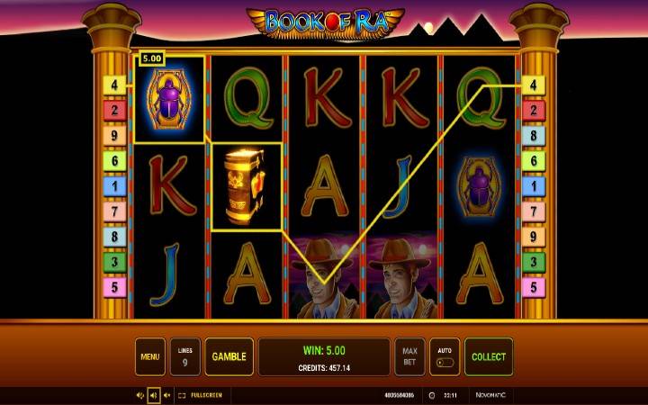 Book of Ra-greentube-novomatic-online casino bonus