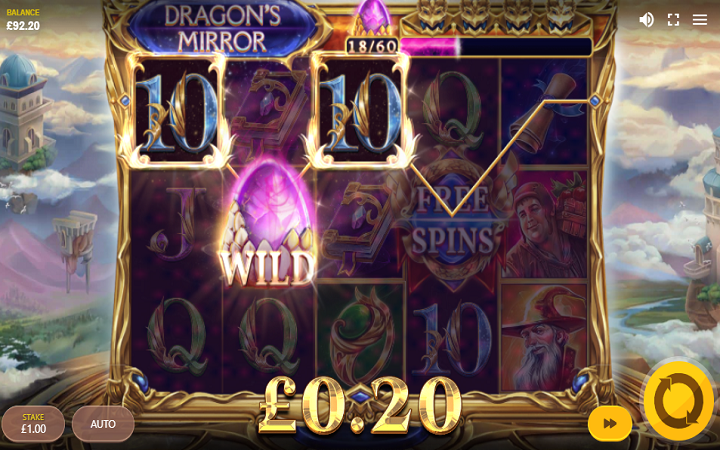 Dragons Mirror-džoker-Red Tiger-online casino bonus