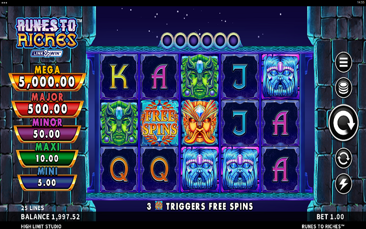 Runes to Riches-online casino bonus-Games Global