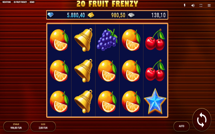 20 Fruit Frenzy-online casino bonus-redstone