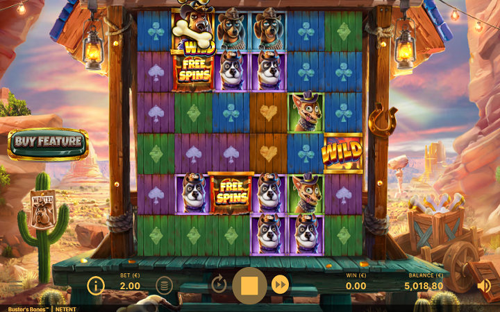 Busters Bones-skejter-online casino bonus-NetEnt