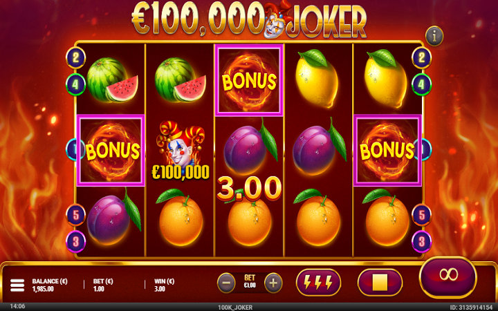 100K Joker-gamevy-bonus-online casino bonus