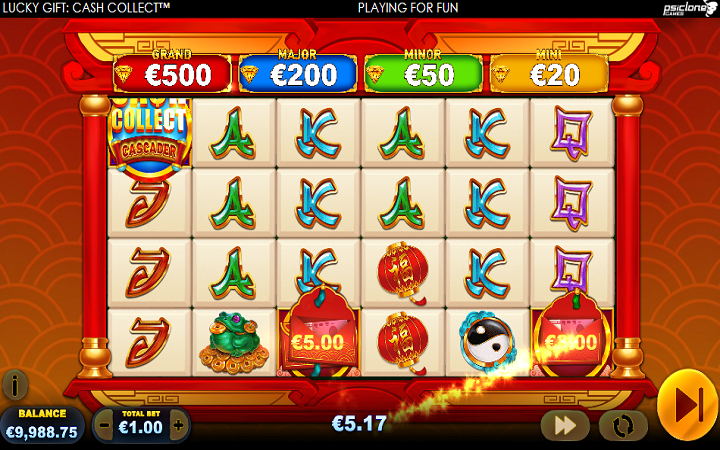 Lucky Gift Cash Collect-cash collect-playtech-online casino bonus